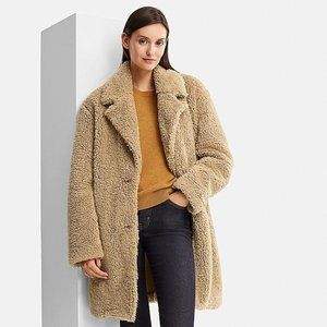 Uniqlo Women's Pile-Lined Fleece Tailored Coat